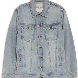 Current/Elliott Oversized Trucker Jean Jacket (Distressed)